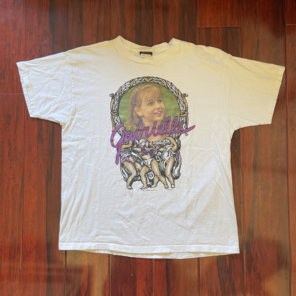 Vintage Xena Warrior Princess Gabrielle T Shirt XL 90s TV Show Promo White